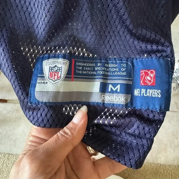 Reebok NFL On Field Jersey Dallas Cowboys Marion Barber #24 Blue Size Medium - Picture 5 of 12